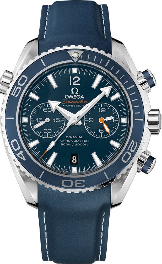Omega Planet Ocean 600M 45.5 mm Watch in Blue Dial For Men - 1