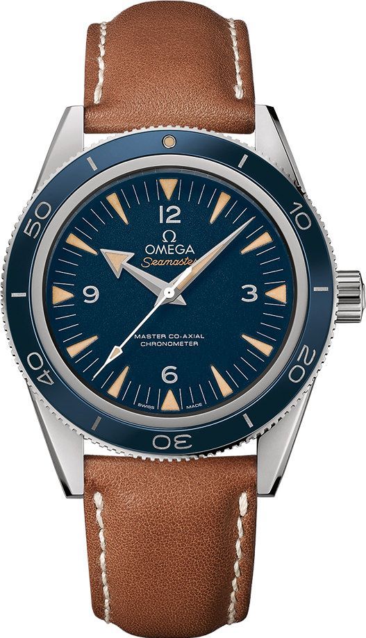 Omega Seamaster  Blue Dial 41 mm Automatic Watch For Men - 1