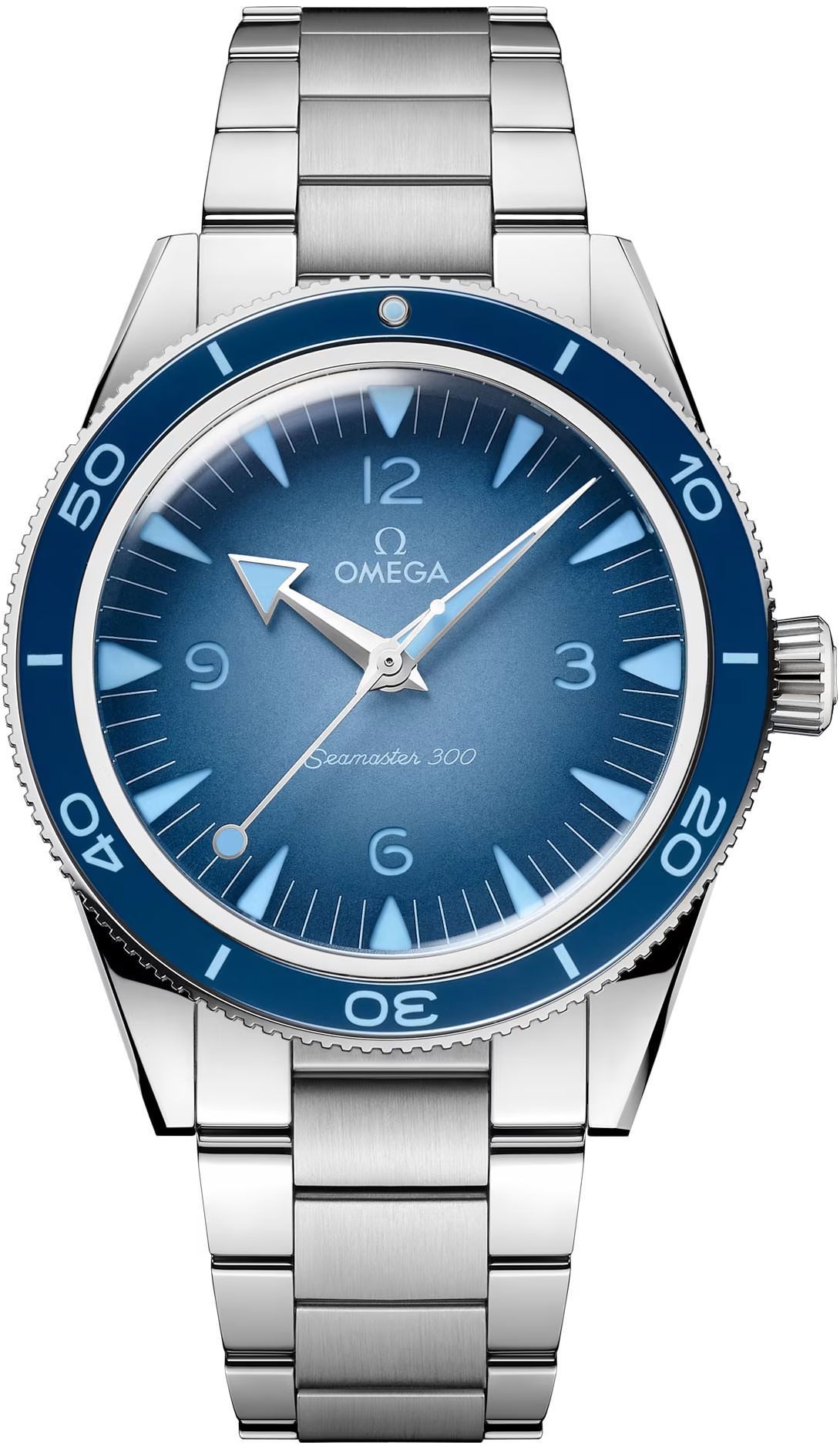 Omega Seamaster Diver 300M Blue Dial 41 mm Automatic Watch For Men - 1