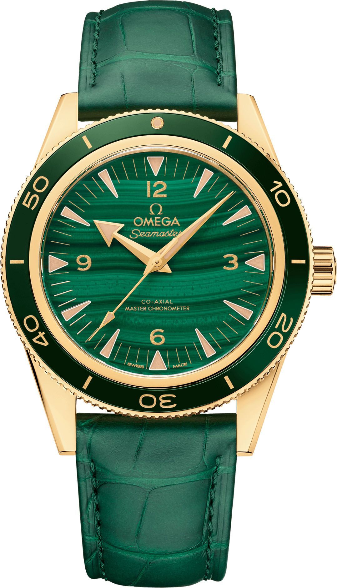 Omega Heritage Models 41 mm Watch in Green Dial For Men - 1