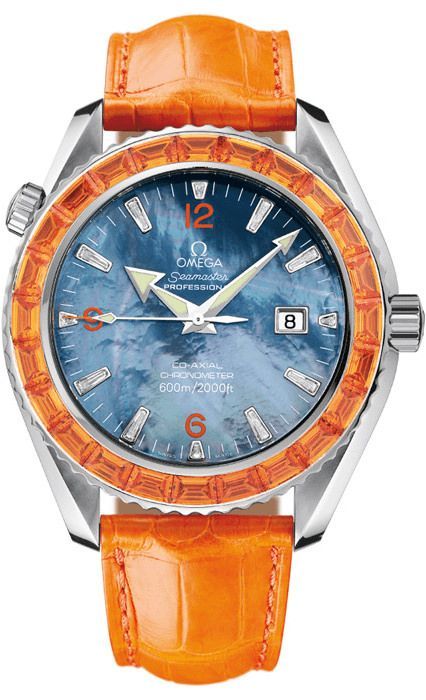 Omega Planet Ocean 45.5 mm Watch in MOP Dial For Men - 1