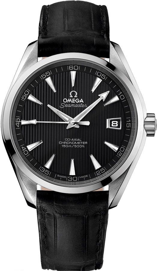 Omega Seamaster Aqua Terra Black Dial 42 mm Automatic Watch For Men - 1