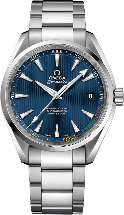 Omega Olympic Games Collection 41.5 mm Watch in Blue Dial For Men - 1