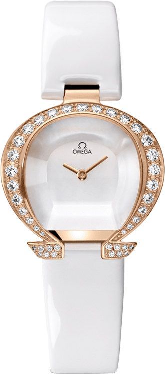 Omega Specialities Omegamania White Dial 27 mm Quartz Watch For Women - 1