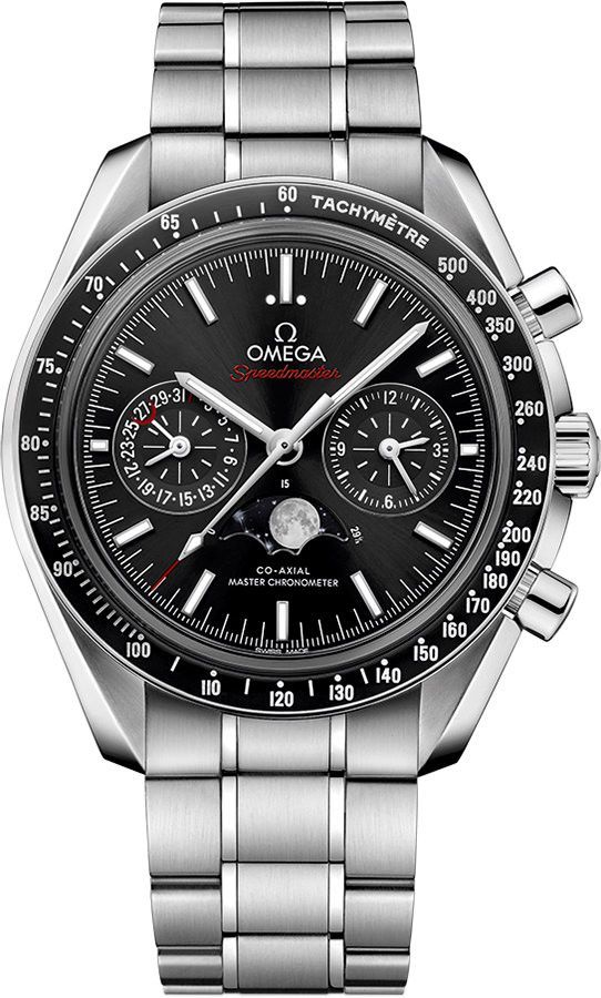 Omega Speedmaster Two Counters Black Dial 44.25 mm Automatic Watch For Men - 1