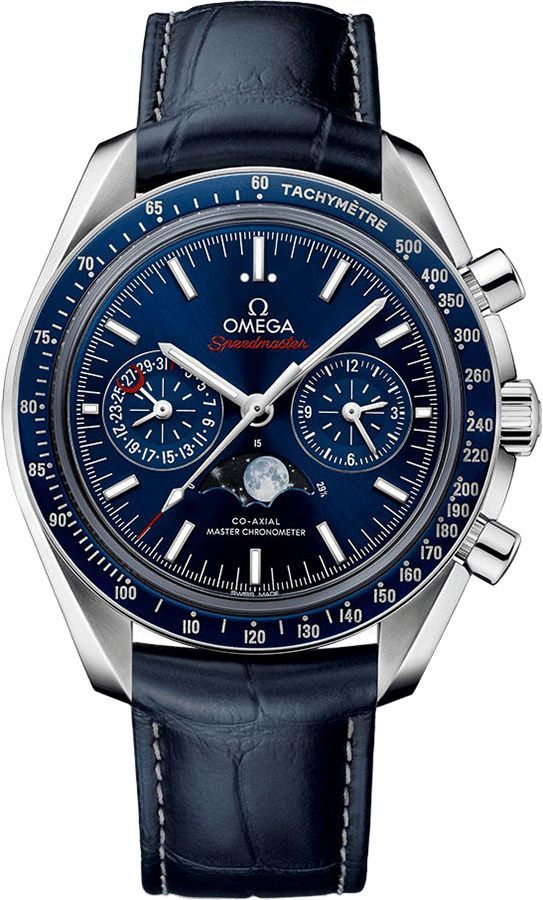 Omega Speedmaster Two Counters Blue Dial 44.25 mm Automatic Watch For Men - 1