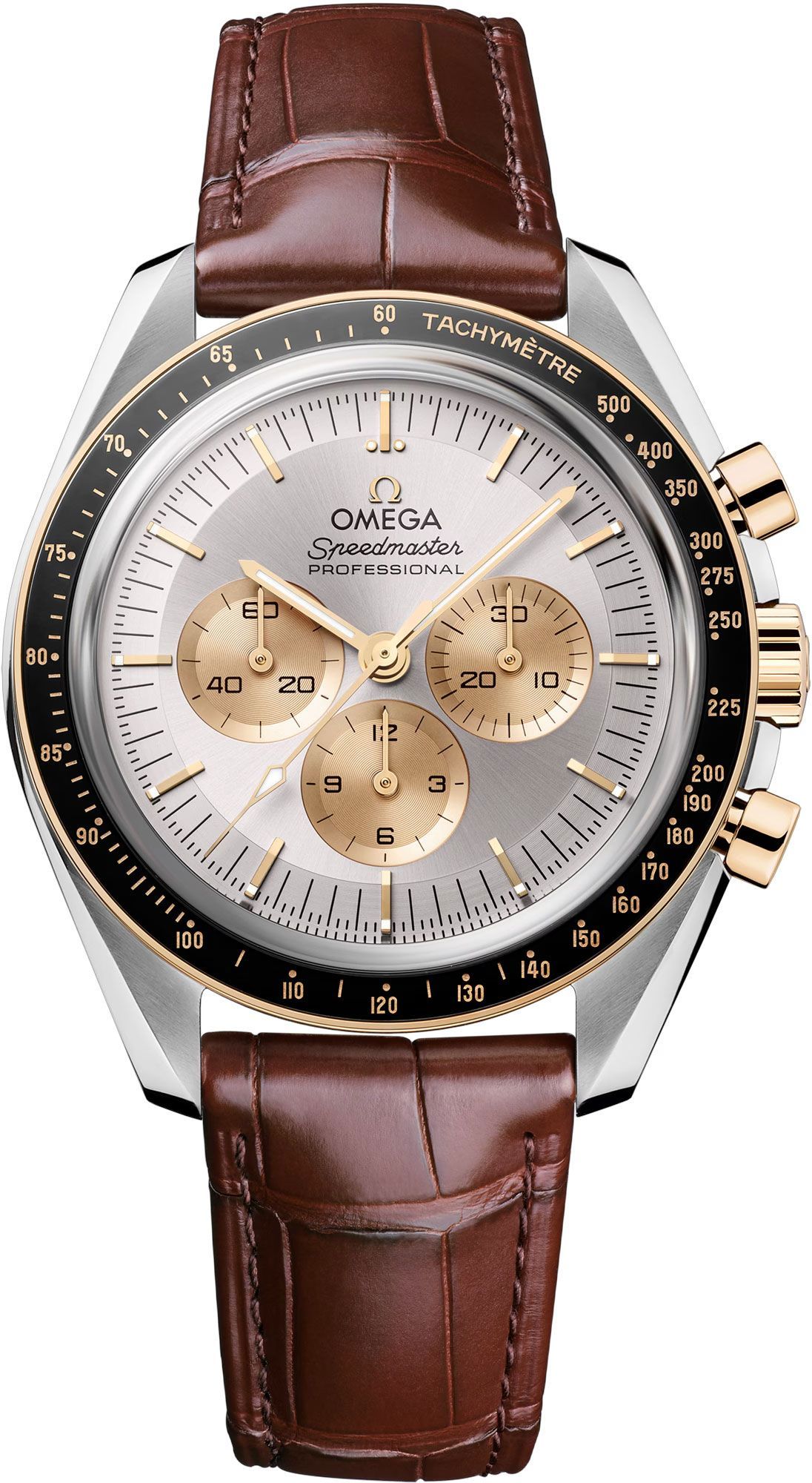 Omega Speedmaster Moonwatch Silver Dial 42 mm Manual Winding Watch For Men - 1