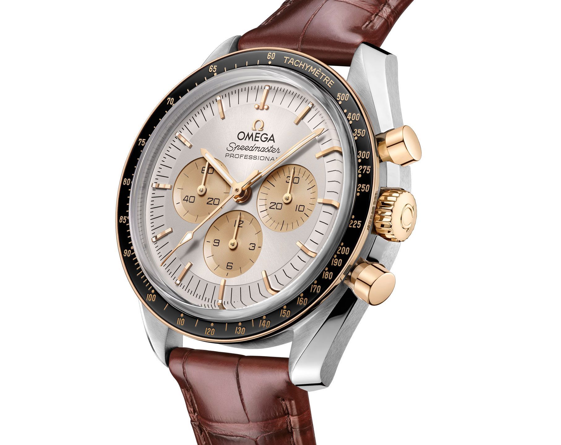 Omega Speedmaster Moonwatch Silver Dial 42 mm Manual Winding Watch For Men - 5