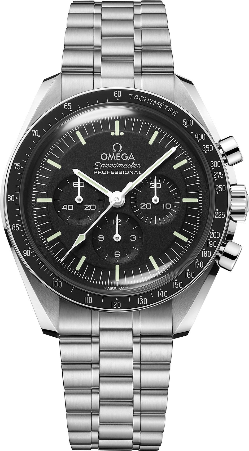 Omega Moonwatch 42 mm Watch in Black Dial For Men - 1