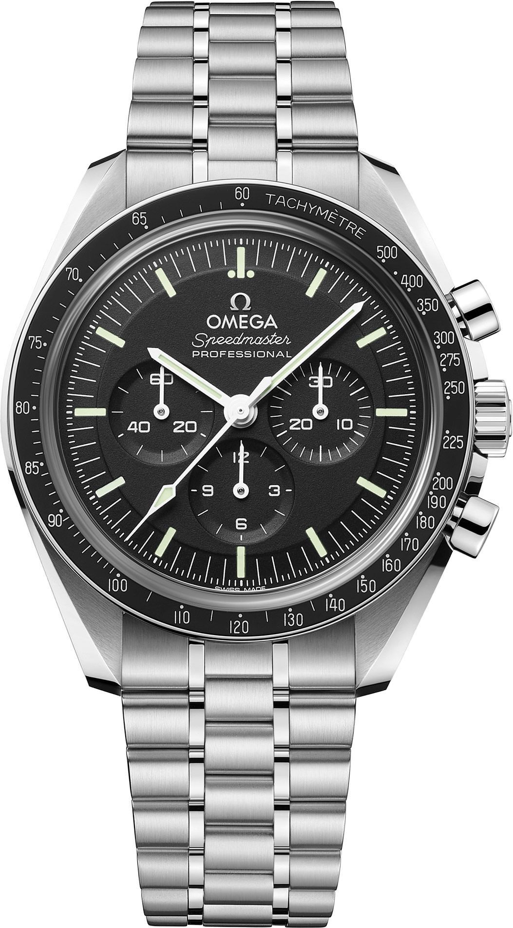 Omega Moonwatch 42 mm Watch in Black Dial For Men - 1