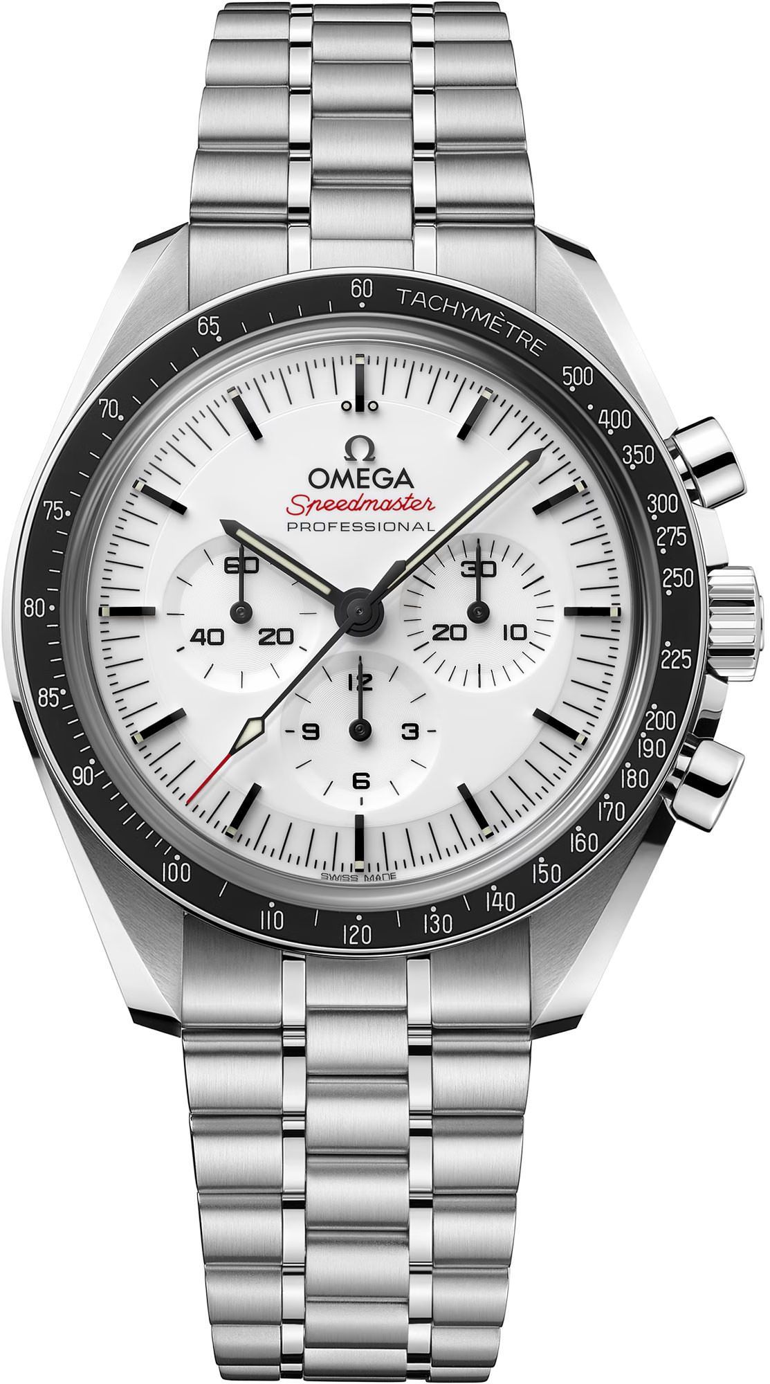 Omega Speedmaster Moonwatch White Dial 42 mm Manual Winding Watch For Men - 1