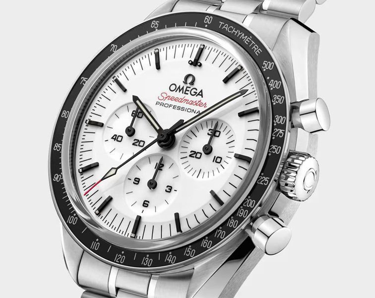 Omega Speedmaster Moonwatch White Dial 42 mm Manual Winding Watch For Men - 3
