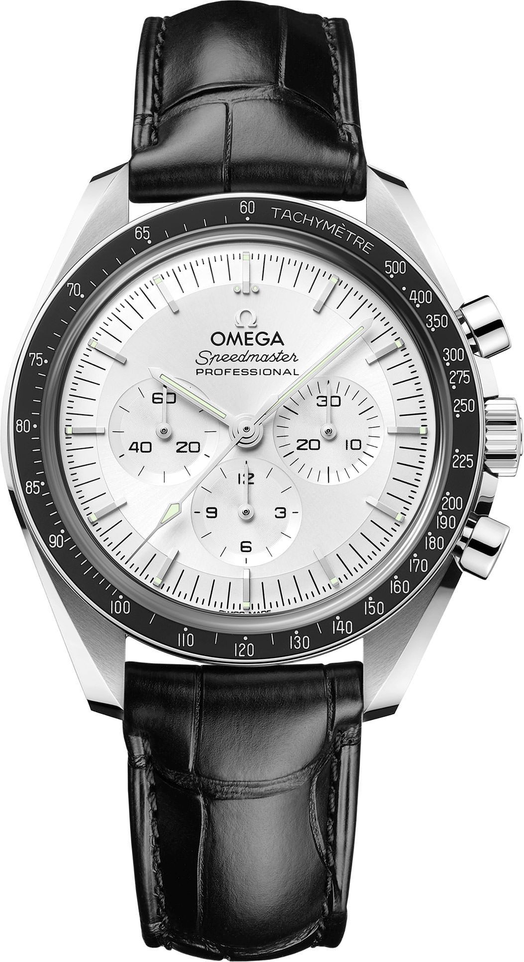 Omega Moonwatch 42 mm Watch in Silver Dial For Men - 1
