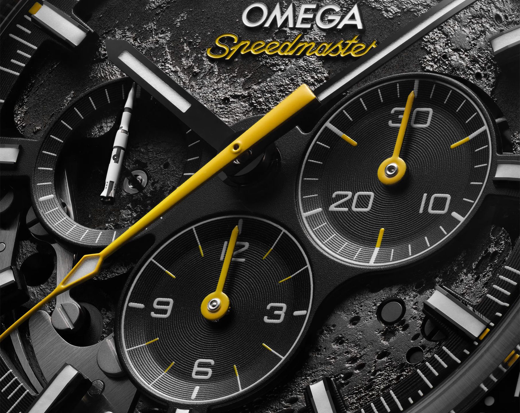 Omega Speedmaster Dark Side of The Moon Black Dial 44.25 mm Manual Winding Watch For Men - 3