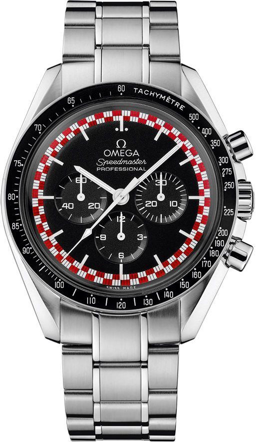 Omega Speedmaster Moonwatch Black Dial 42 mm Manual Winding Watch For Men - 1