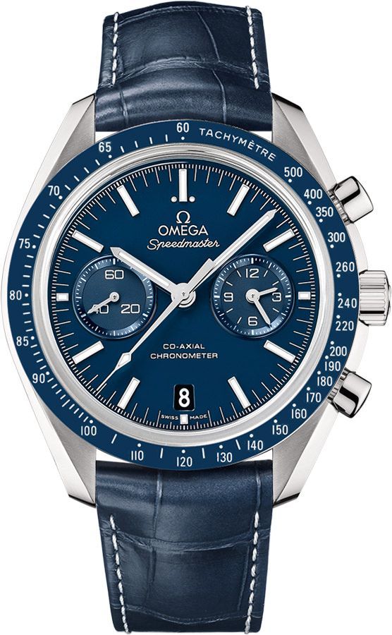 Omega Speedmaster Moonwatch Blue Dial 44.25 mm Automatic Watch For Men - 1