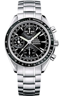 Omega Speedmaster Date/Day Date Black Dial 40 mm Automatic Watch For Men - 1
