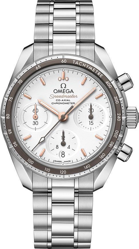 Omega Speedmaster  Silver Dial 38 mm Automatic Watch For Men - 1