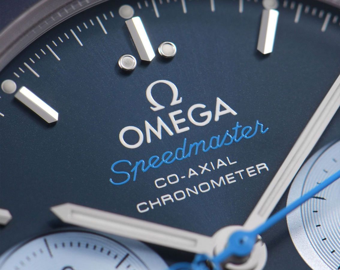 Omega Speedmaster Speedmaster 38 Blue Dial 38 mm Automatic Watch For Men - 5
