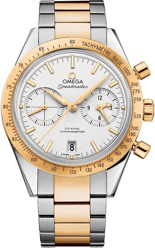 Omega  41.5 mm Watch in White Dial For Men - 1