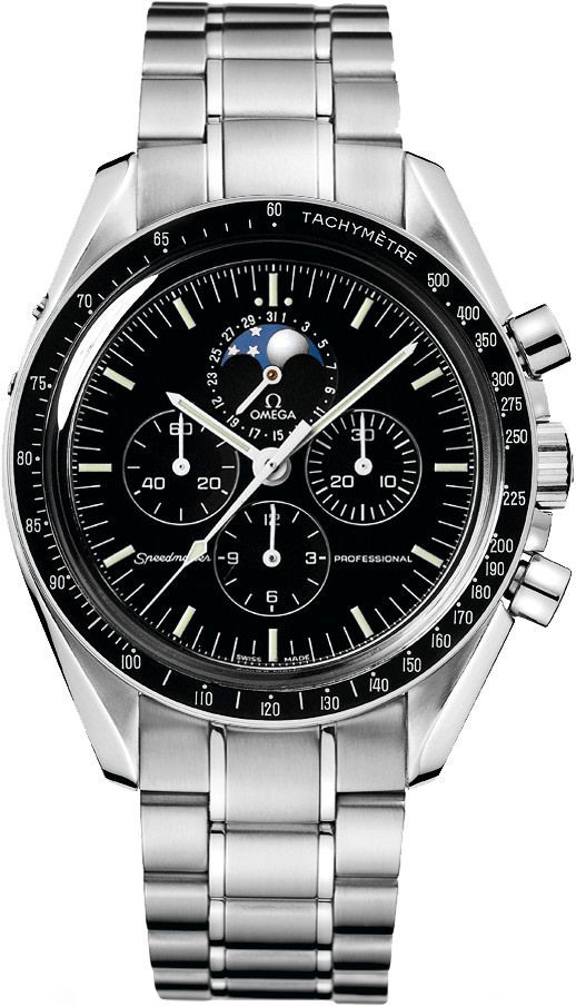 Omega Speedmaster Moonwatch Professional Black Dial 42 mm Manual Winding Watch For Men - 1