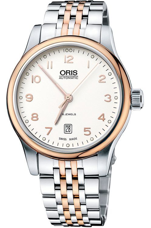 Oris Classic Date Silver Dial 42 mm Automatic Watch For Men - 1