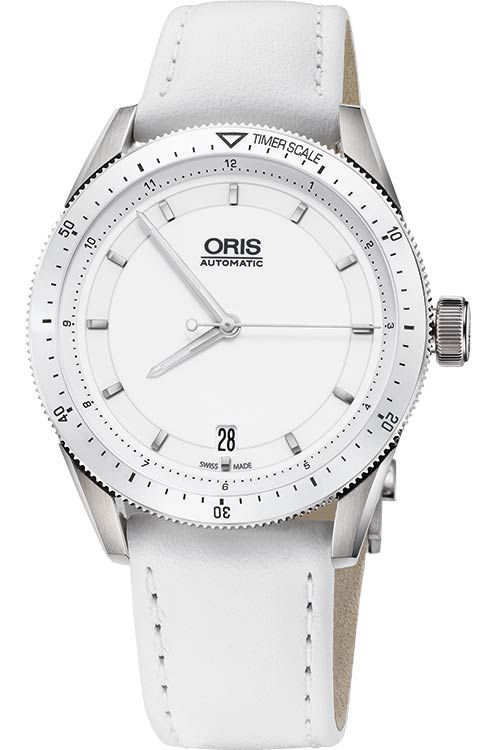 Oris Artix GT Date 37 mm Watch in White Dial