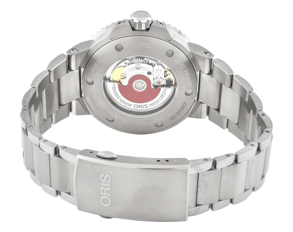 Oris Aquis Aquis Titanium Date Grey Dial 43.5 mm Automatic Watch For Men - 3
