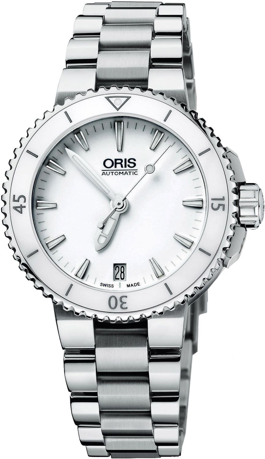 Oris Diving  Silver Dial 36 mm Automatic Watch For Women - 1