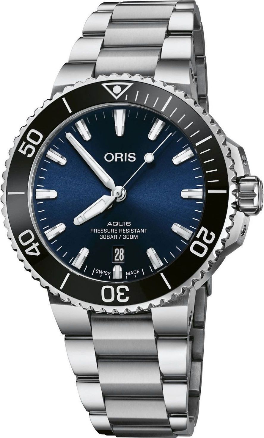 Oris Aquis Aquis Date Blue Dial 41.5 mm Automatic Watch For Men - 1