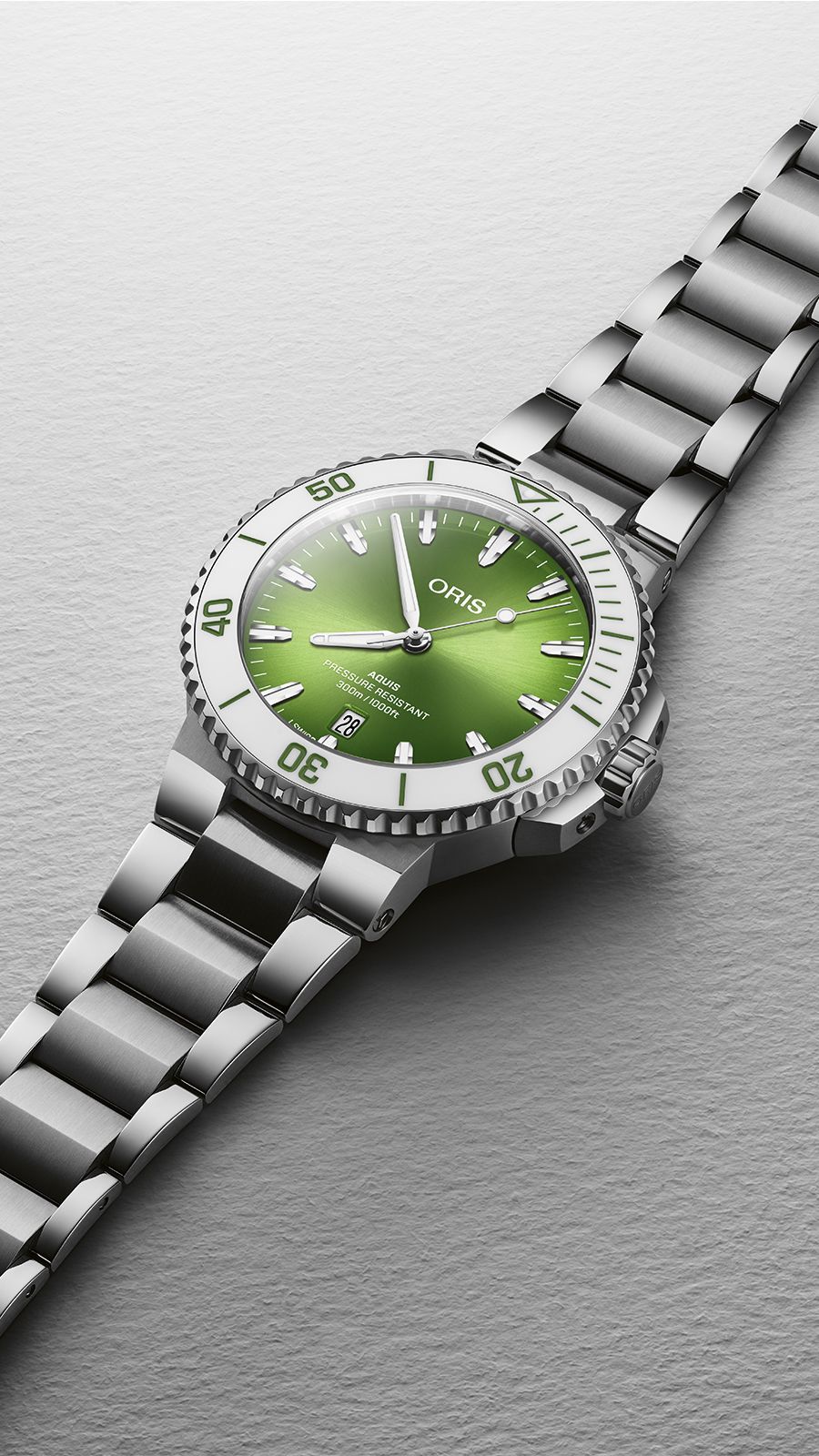 Oris Aquis Aquis Date Green Dial 41.50 mm Automatic Watch For Men - 7