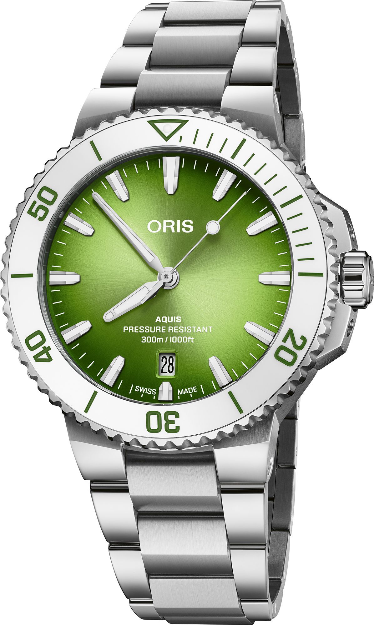 Oris Aquis Aquis Date Green Dial 41.50 mm Automatic Watch For Men - 1