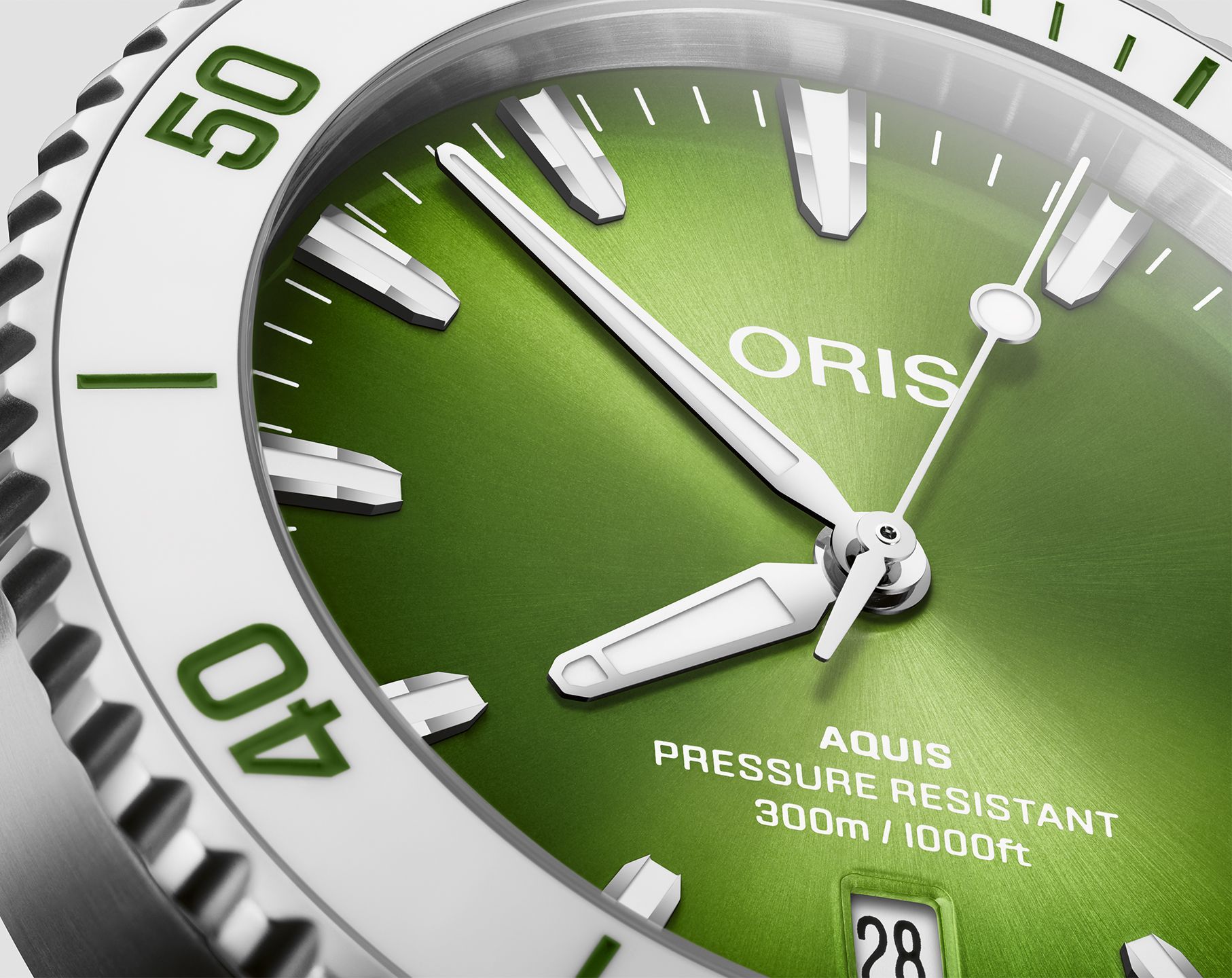 Oris Aquis Aquis Date Green Dial 41.50 mm Automatic Watch For Men - 3