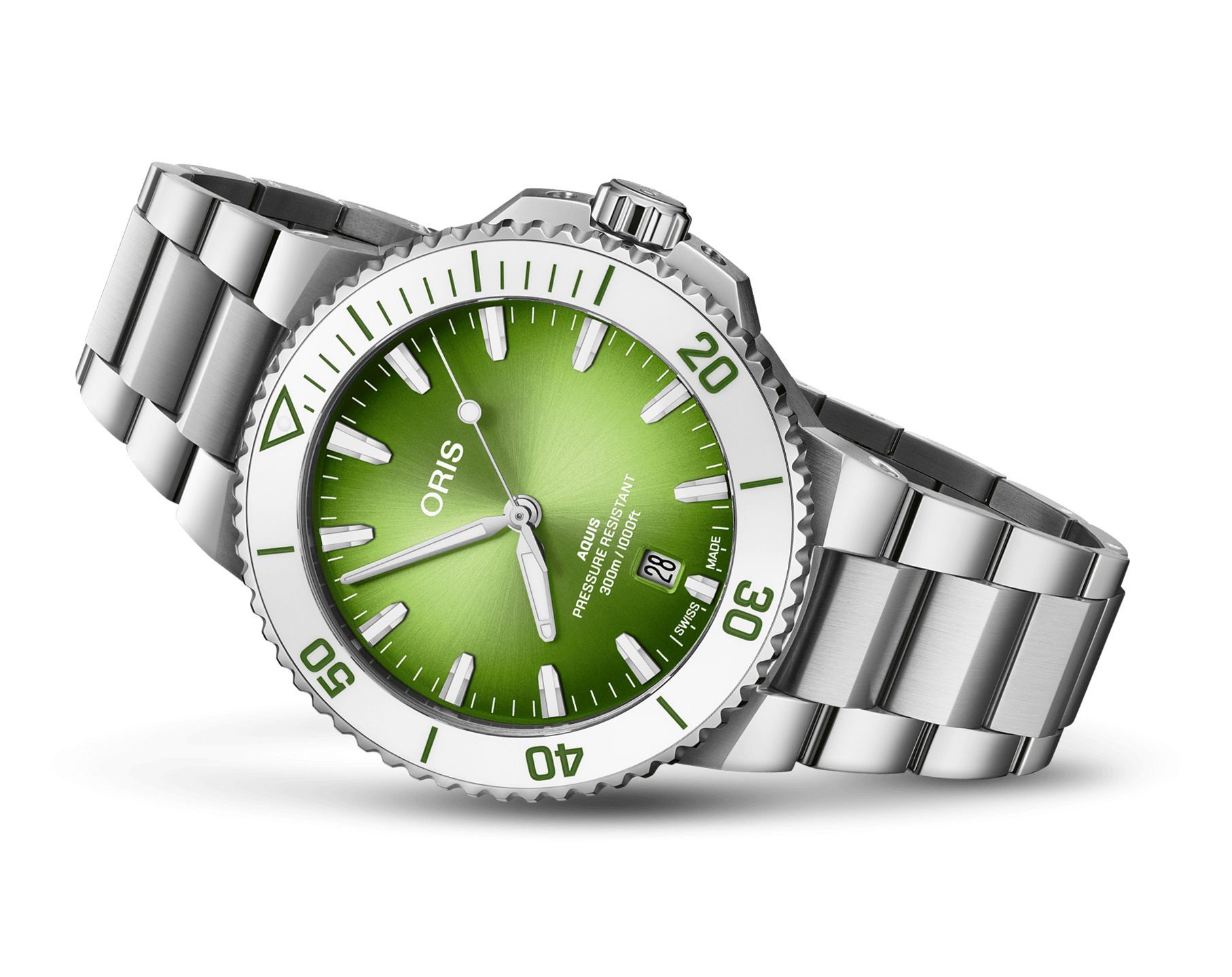 Oris Aquis Aquis Date Green Dial 41.50 mm Automatic Watch For Men - 5