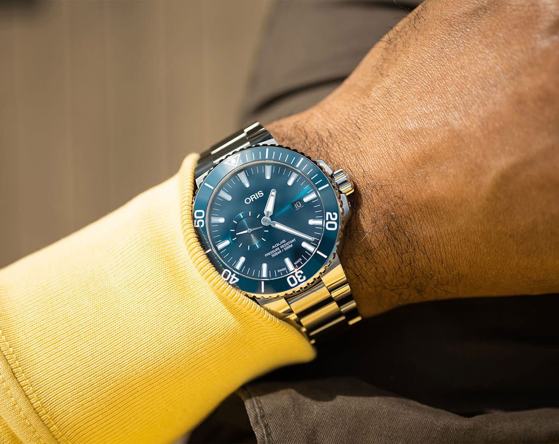 Oris aquis mens watch sale