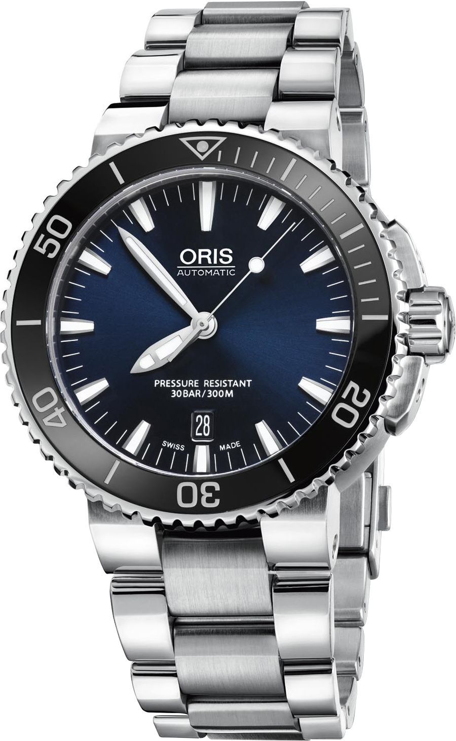 Oris Diving Aquis Date Blue Dial 43 mm Automatic Watch For Men - 1