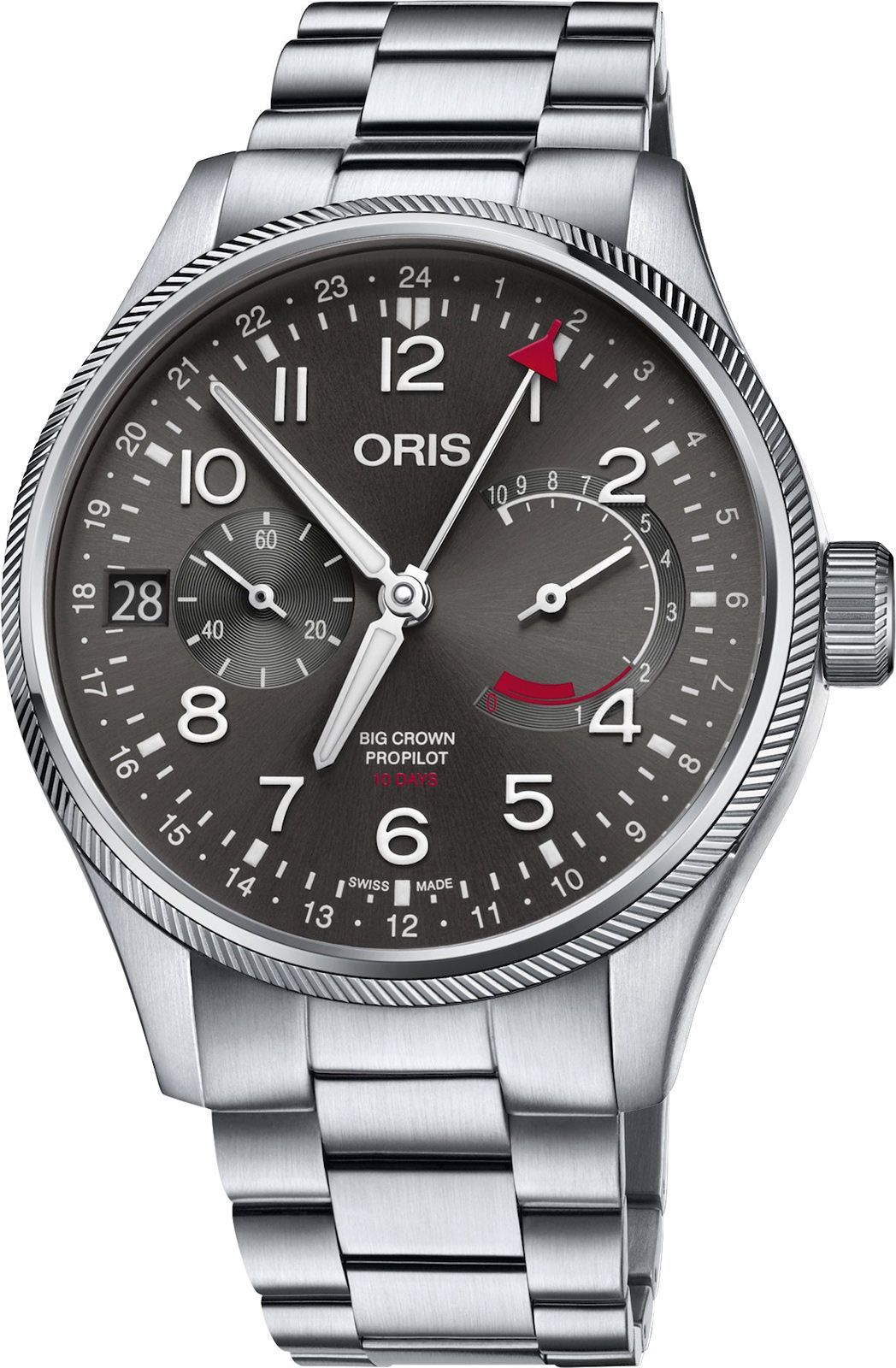 Oris Big Crown ProPilot Calibre 114 44 mm Watch in Grey Dial For Men - 1