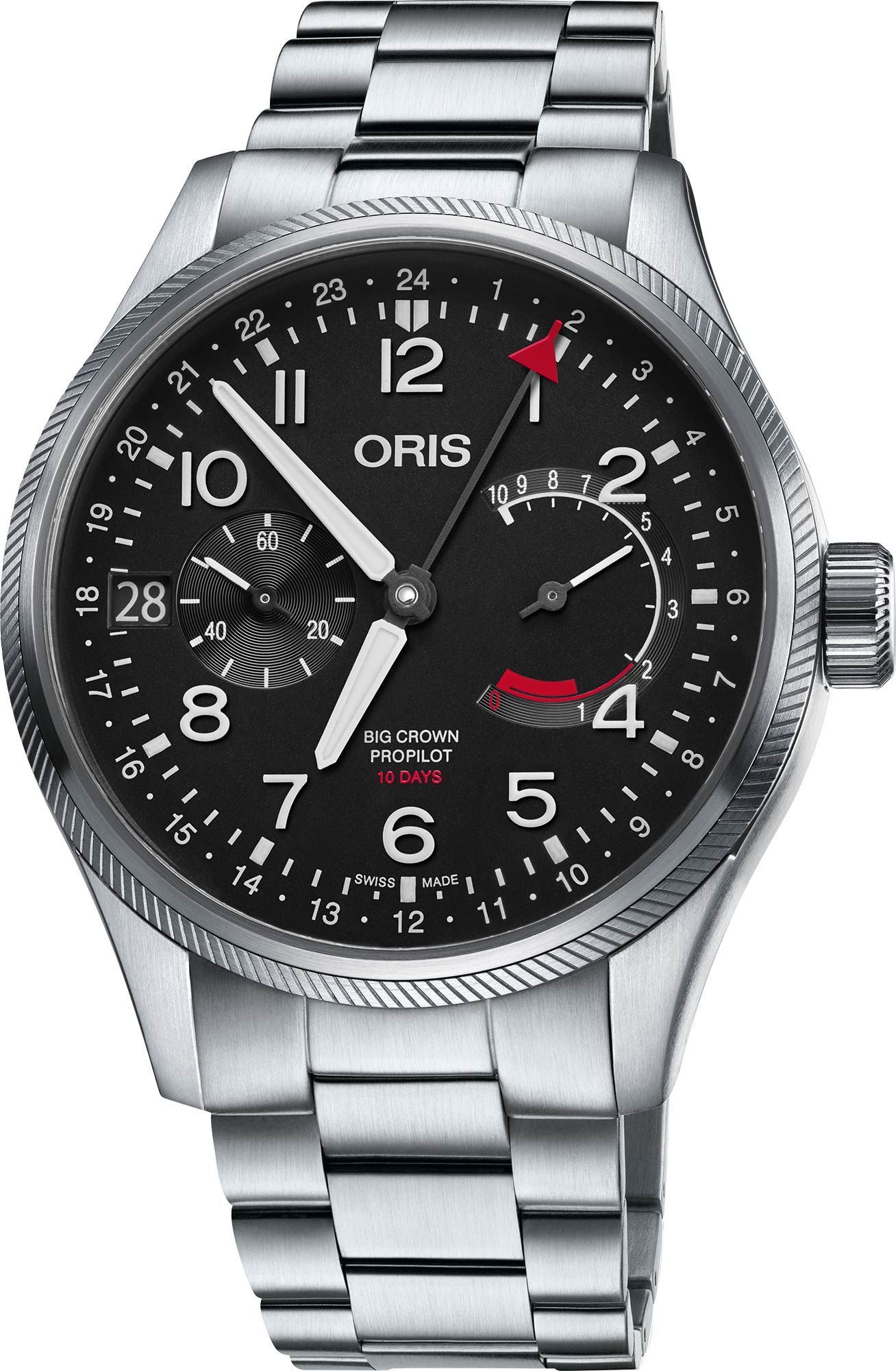 Oris Aviation Big Crown Calibre 114 Black Dial 44 mm Manual Winding Watch For Men - 1