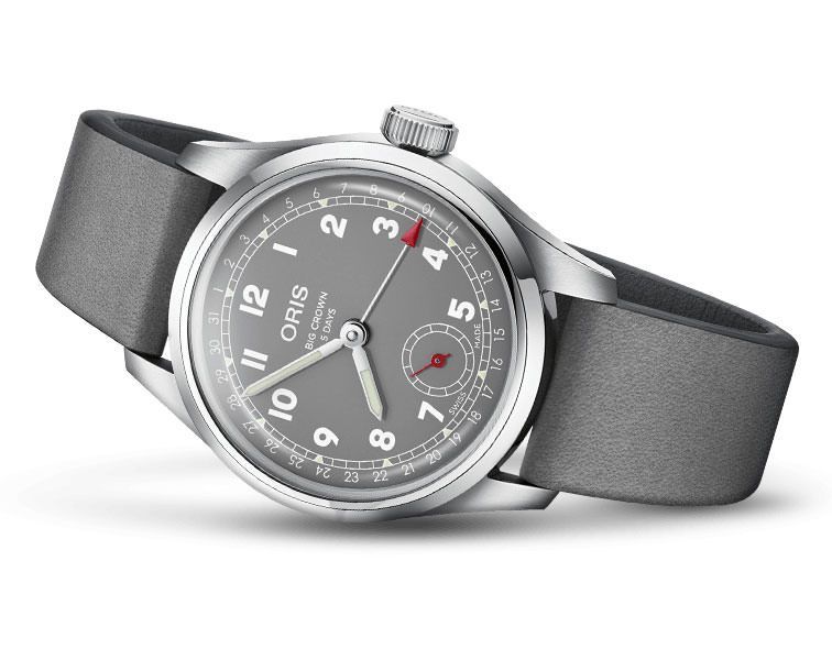 Oris Big Crown Holstein Edition 2021 Grey Dial 38 mm Automatic Watch For Men - 6