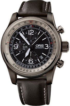 Oris  46 mm Watch in Black Dial For Men - 1