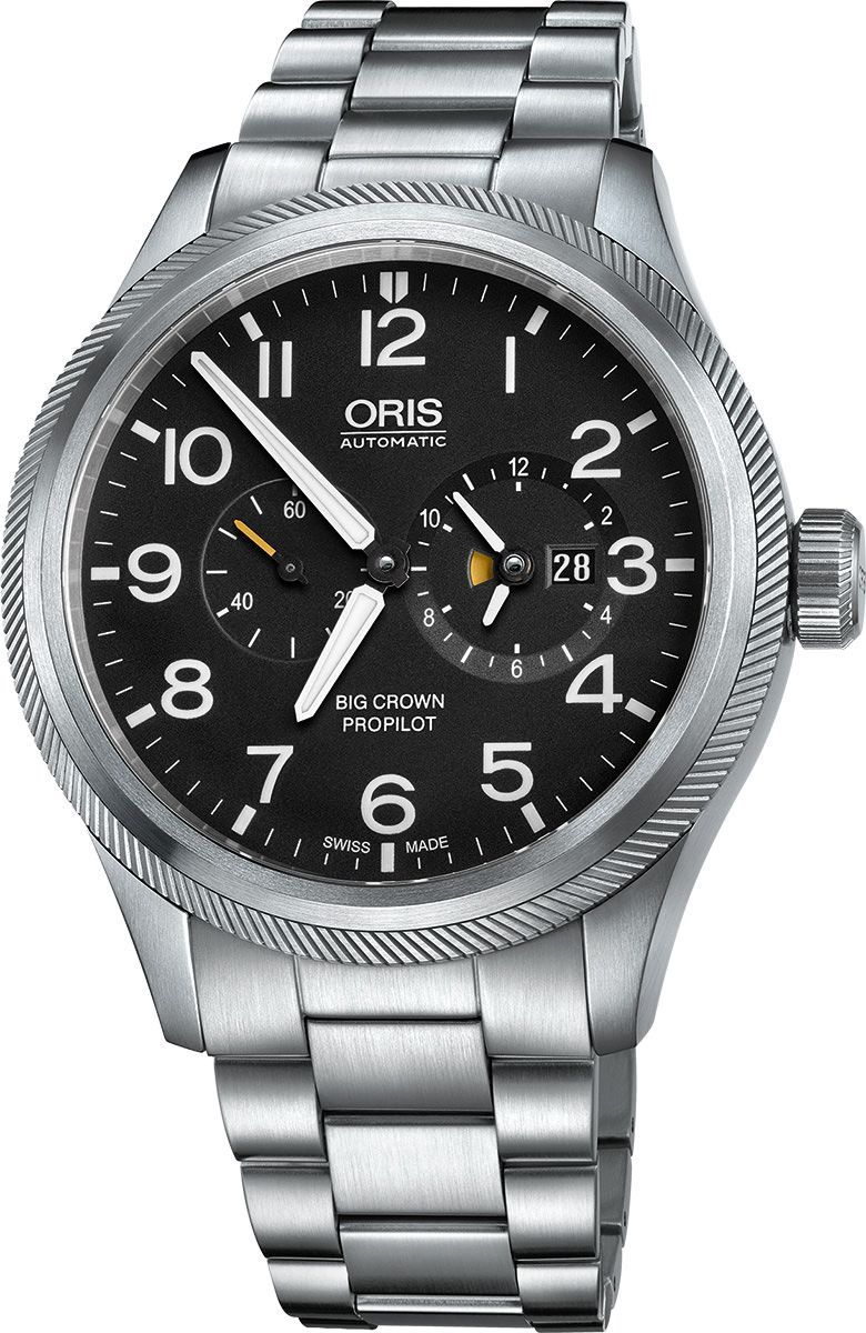 Oris Aviation Big Crown Pro Pilot Black Dial 44.7 mm Automatic Watch For Men - 1