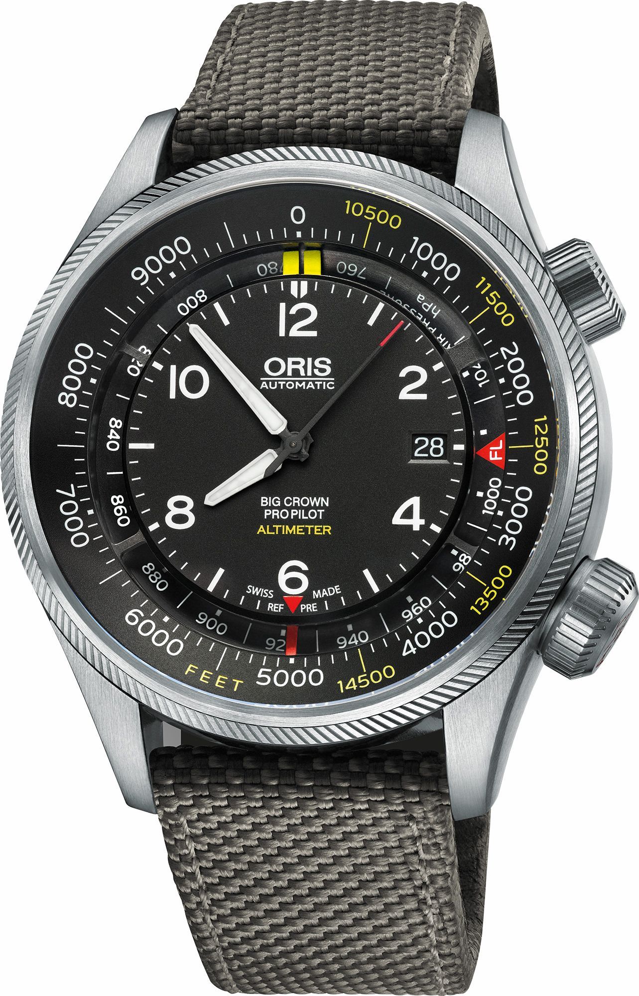 Oris Aviation Big Crown Pro Pilot Black Dial 47 mm Automatic Watch For Men - 1
