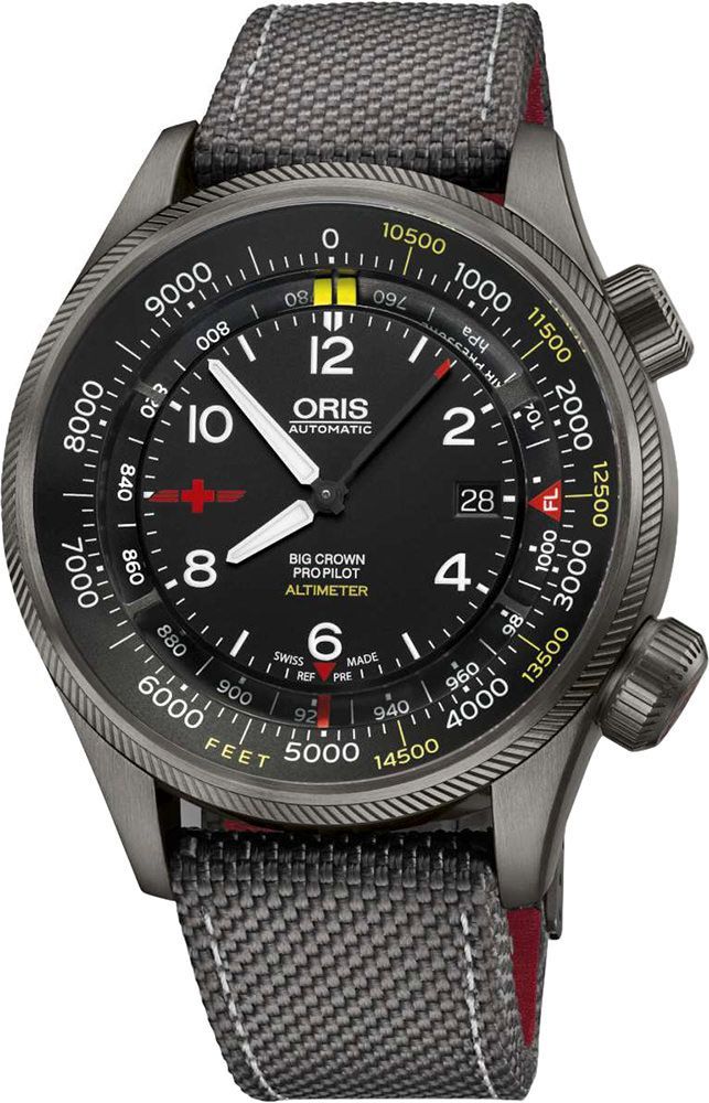 Oris Aviation Big Crown Pro Pilot Black Dial 47 mm Automatic Watch For Men - 1