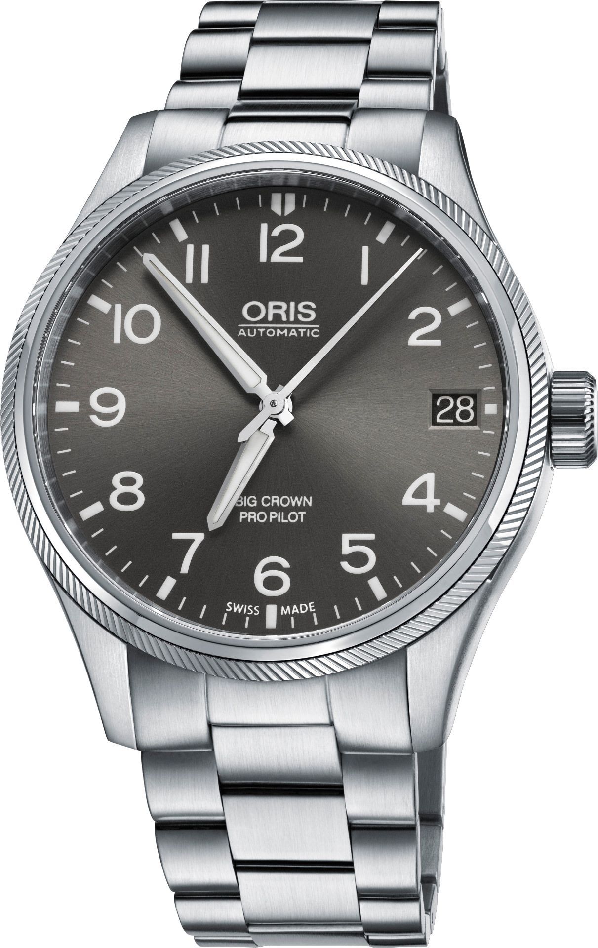 Oris Aviation Big Crown Pro Pilot Grey Dial 41 mm Automatic Watch For Men - 1