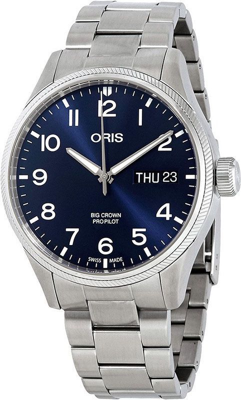 Oris Aviation Big Crown Pro Pilot Blue Dial 45 mm Automatic Watch For Men - 1