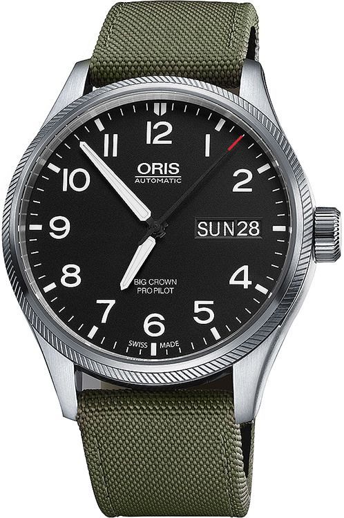 Oris Aviation  Black Dial 45 mm Automatic Watch For Men - 1