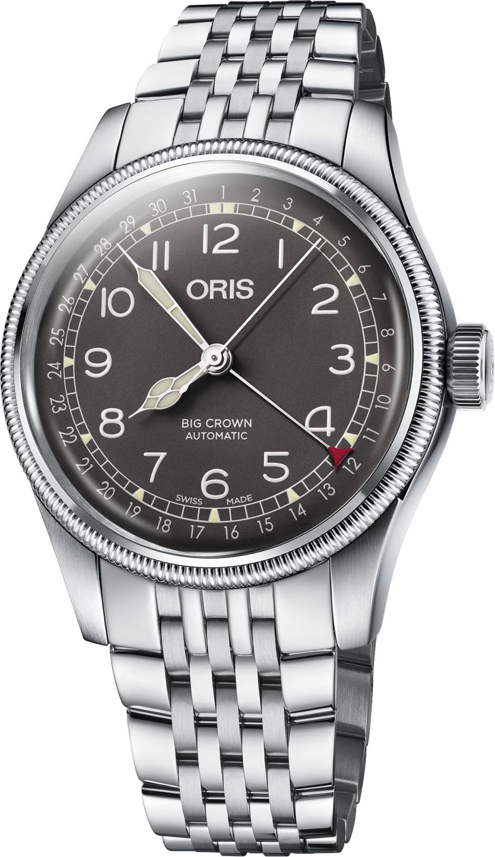 Oris Big Crown Pointer Date 40 mm Watch in Black Dial For Men - 1