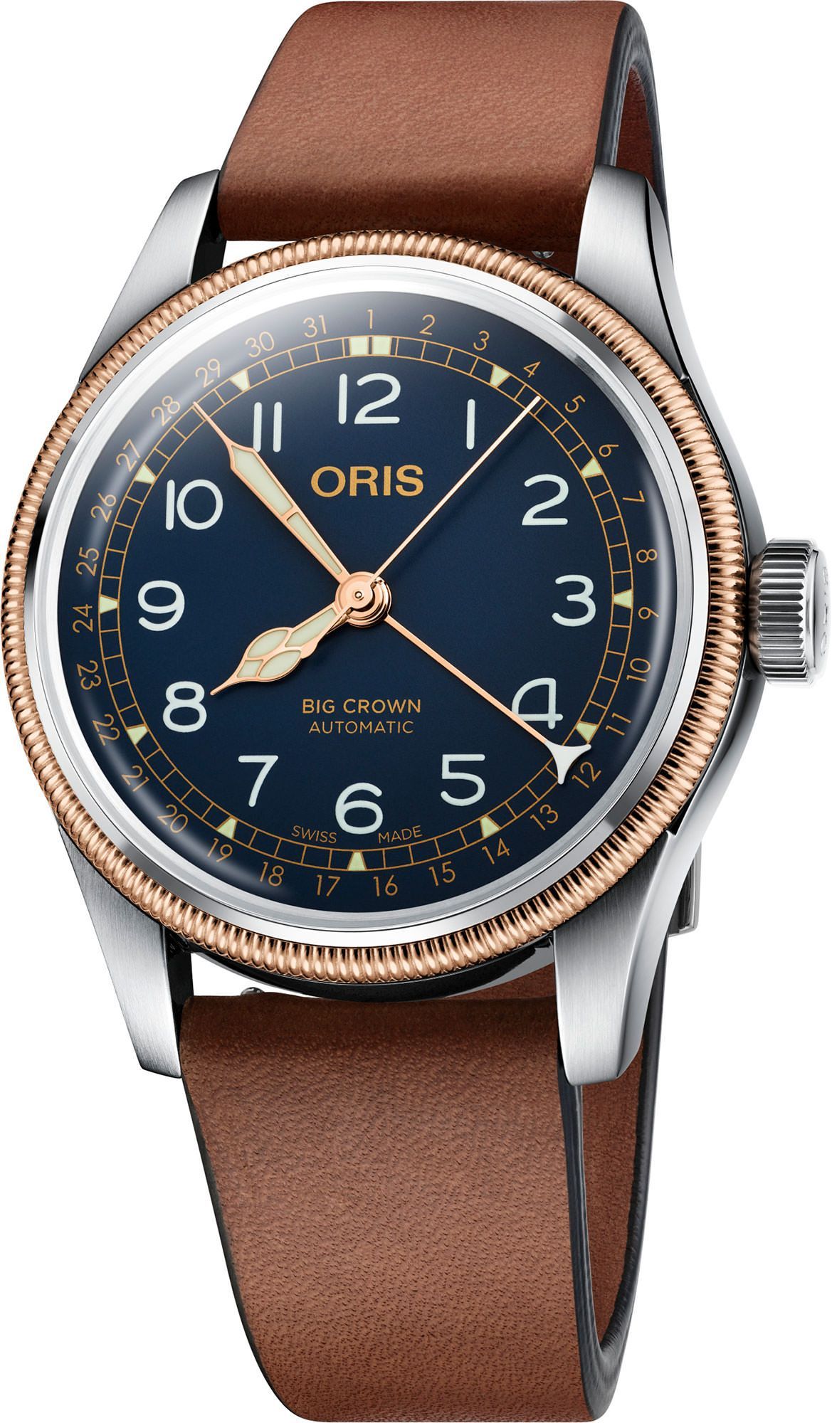 Oris Big Crown Big Crown Pointer Date Blue Dial 40 mm Automatic Watch For Men - 1