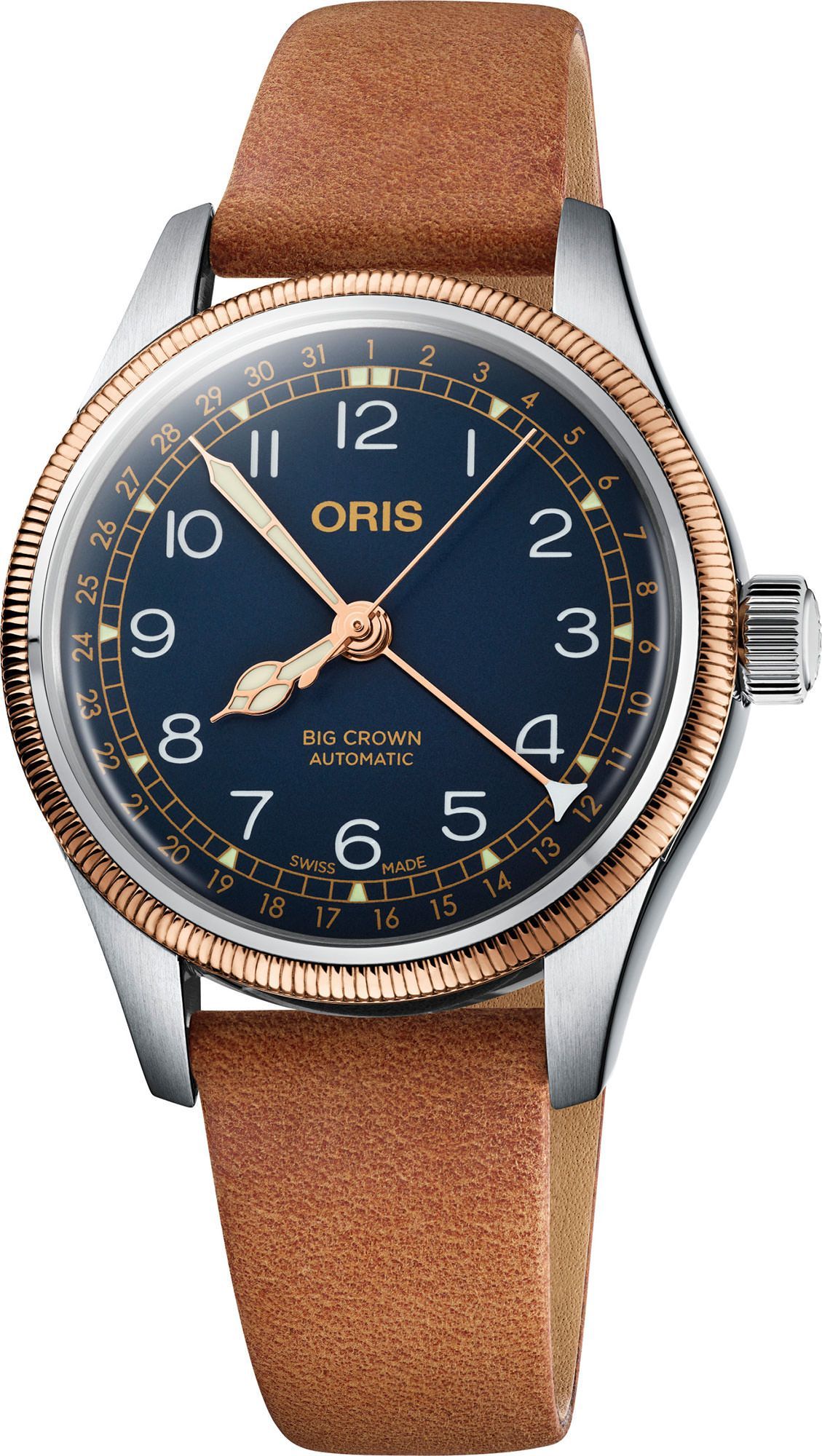 Oris Big Crown Big Crown Pointer Date Blue Dial 36 mm Automatic Watch For Men - 1