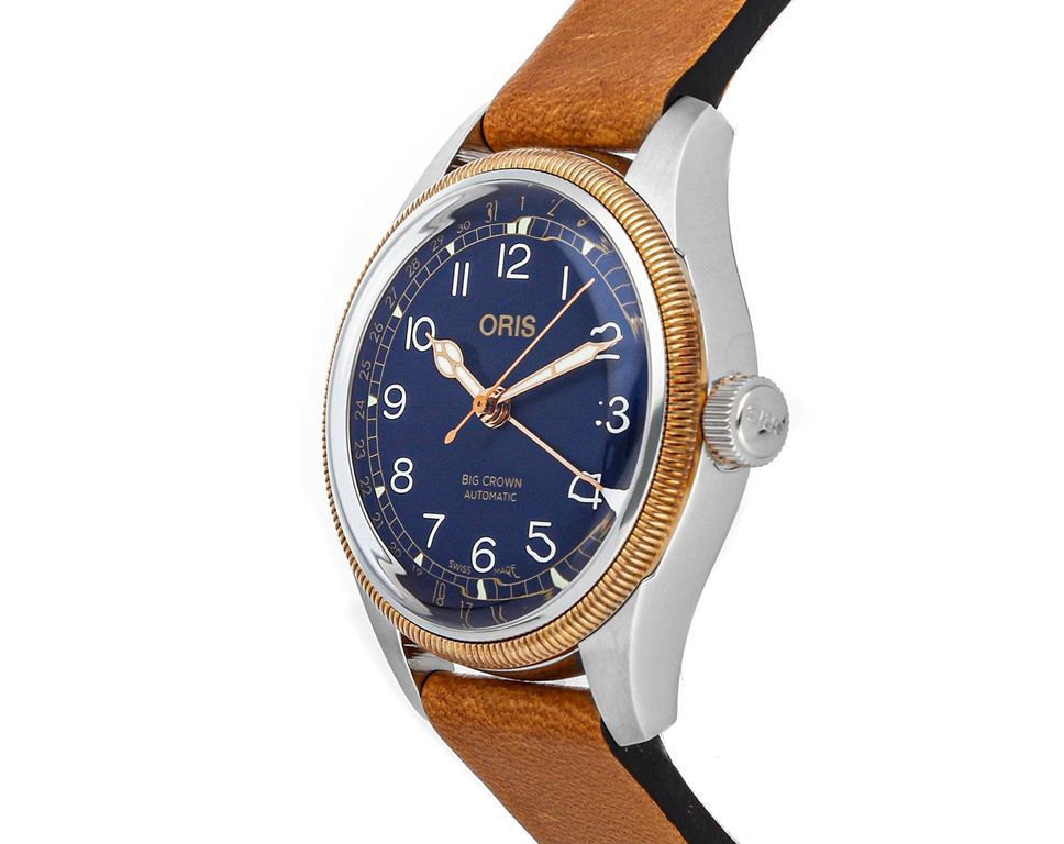Oris Big Crown Big Crown Pointer Date Blue Dial 36 mm Automatic Watch For Men - 2